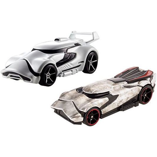 Hot Wheels Star Wars Stormtrooper de primer orden y Capitán Phasma