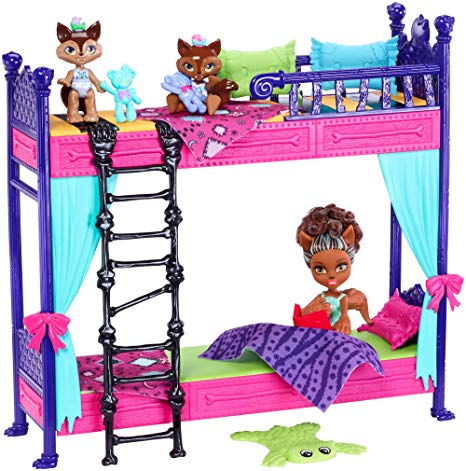 Monster High Monster Family Wolf Juego de litera con muñecas