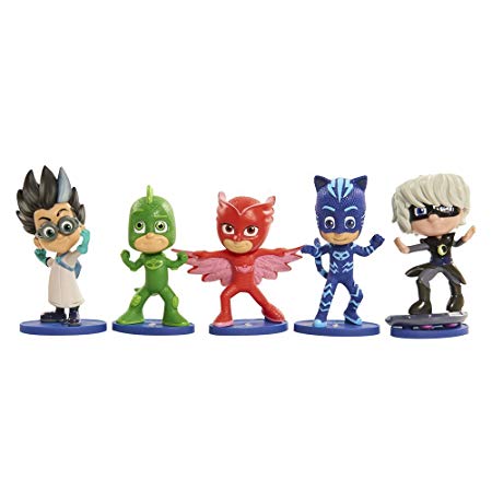 Set de figuras coleccionables de PJ Masks, paquete de 5