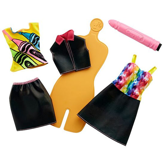 Conjunto de moda con diseño de arcoíris Crayola de Barbie