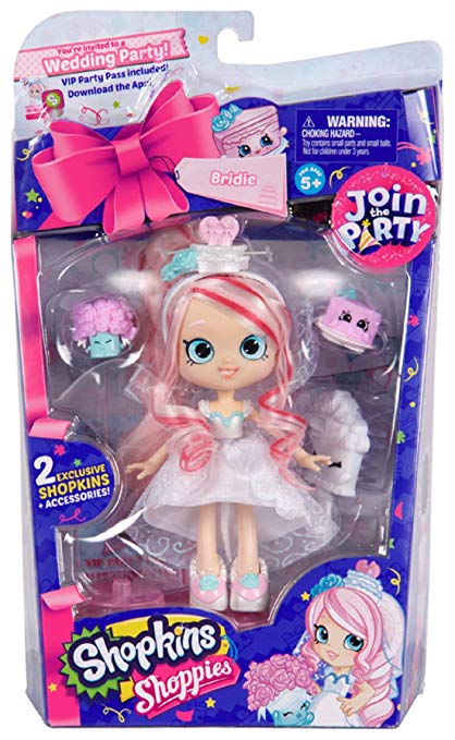 Shopkins Shoppies Temporada 4 Muñeca de fiesta Bridie