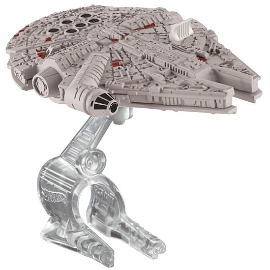 Hot Wheels Star Wars The Force Awakens Starship, vehículo fundido a presión Millennium Falcon