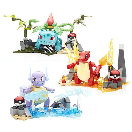 Set de regalo de entornos y figuras para construir Pokémon Mega Construx