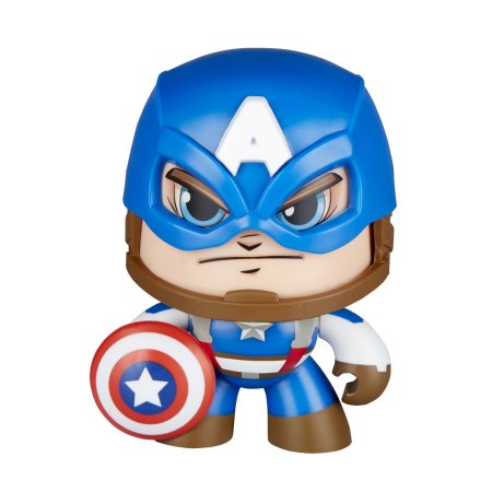 Figura Marvel Mighty Muggs Capitán América de 3,75 pulgadas