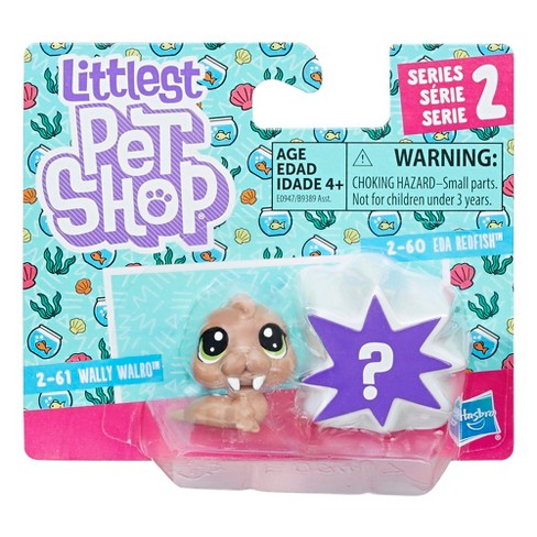 Littlest Pet Shop Eda Redfish y Wally Walro