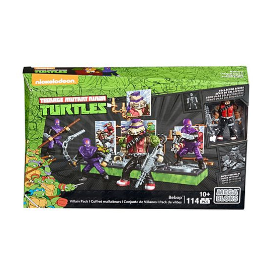 Paquete de villano Bebop de las Tortugas Ninja mutantes adolescentes de Mega Bloks