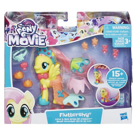 My Little Pony, la película Fluttershy, tierra y mar, moda a presión