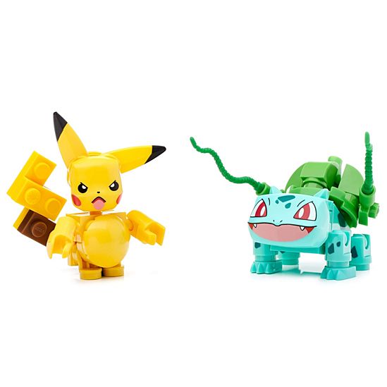 Mega Construx Pokémon Pikachu contra Bulbasaur