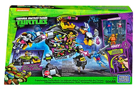 Mega Bloks Tortugas Ninja Adolescentes Mutantes Transformando Tortuga Mech