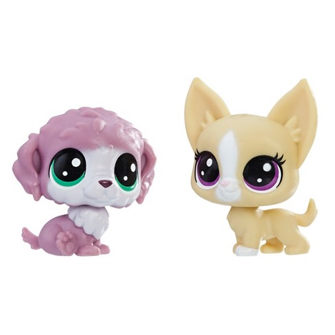 Littlest Pet Shop Chunky Waterfluff y Mayor Perrito