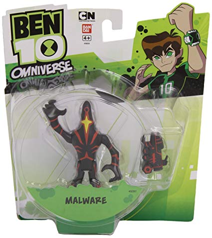 Ben 10 Omniverse Figura de acción de 4 pulgadas Malware