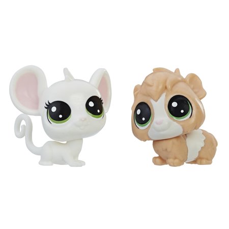 Littlest Pet Shop Zoe Housemouse y Fluffers Guinea