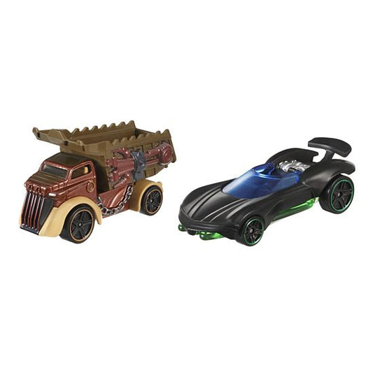 Hot Wheels Star Wars Character Car, paquete de 2 Luke Skywalker y Rancor