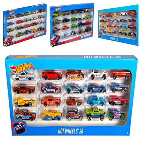 Paquete de 20 coches Hot Wheels