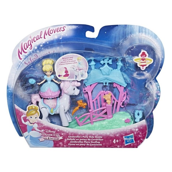 Disney Princess Little Kingdom Magical Movers Pony Ride Establo de Cenicienta