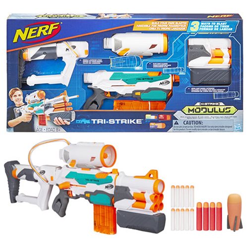 Juguete Nerf Modulus Tri-Strike Blaster