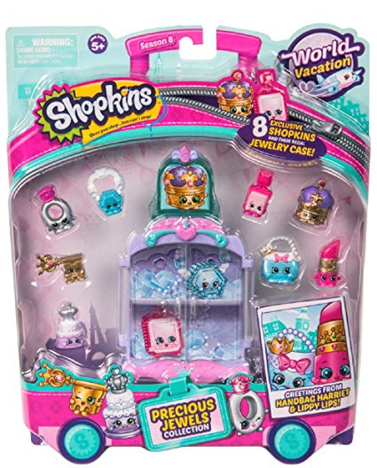 Shopkins Temporada 8 Vacaciones Mundiales - Colección de Joyas Preciosas